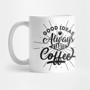 coffee typography quotes Mug